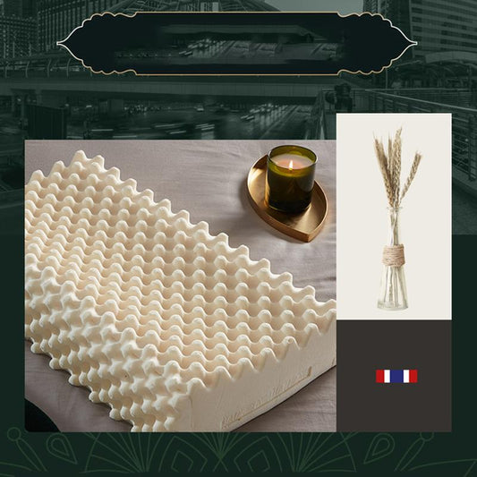 Natural Latex Pillow Pillow Core Adult Neck Guard Latex Pillow Pair Pack