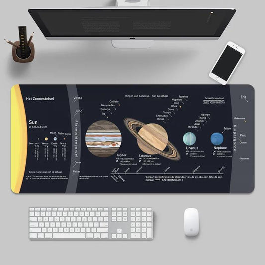 Space Planet Large Mouse Pad Super Personality Original Game Computer Office Notebook Creative Desk Mat