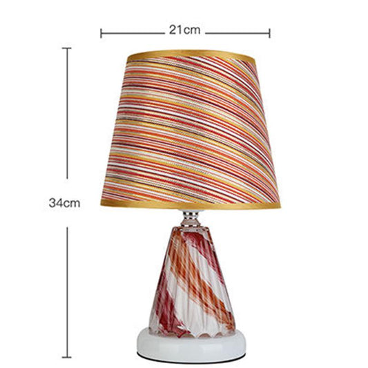 Table Lamps for Bedroom Dimmable Bedside Lamp Cloth Lampshade LED Table Lamp Home Decor