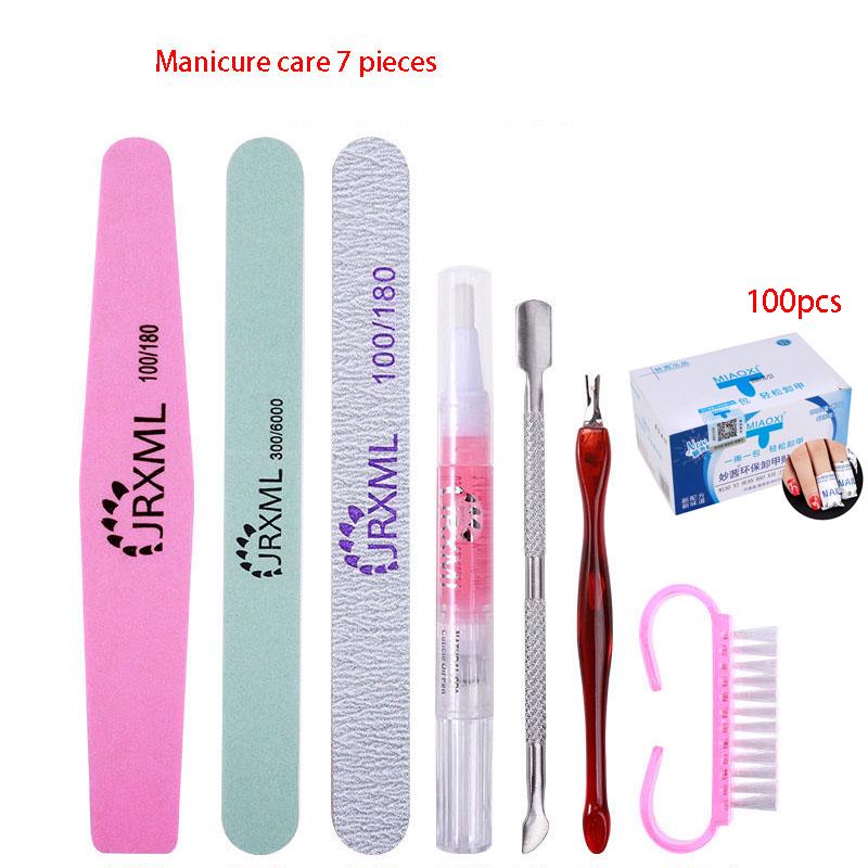 Manicure Set Nail Kit UV LED Nail lamp Manicure Rub Polishing Kit Nail Art Tools Set Nail Care kit