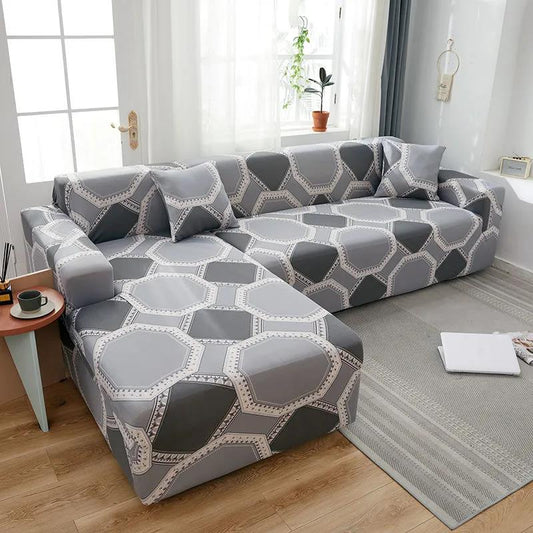 Nordic Style Fashion Printing All-inclusive Elastic Dust-proof Wear-resistant Universal Sofa Cover Full Cover Sofa Cover