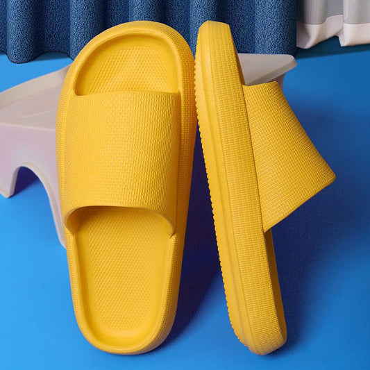 Slippers for Men and Women Couples Home Non-slip Soft-soled Slippers Padded Outer Shoes