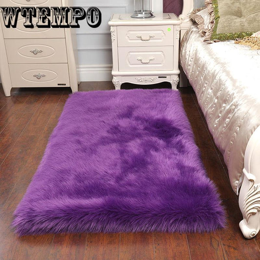 Wool blanket plush carpet bedroom carpet bedside mat living room carpet coffee table cushion