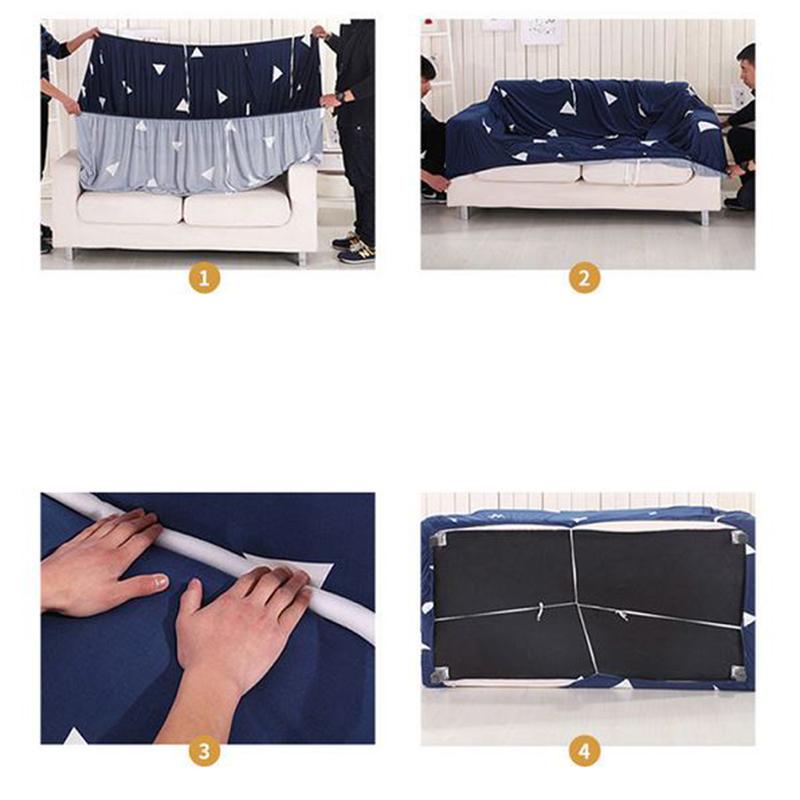 Soft Sofa Cover All-inclusive Universal 1-4 Seat Sofa Cover Four Seasons Non-slip Sofa Cushion Cover Home Textile