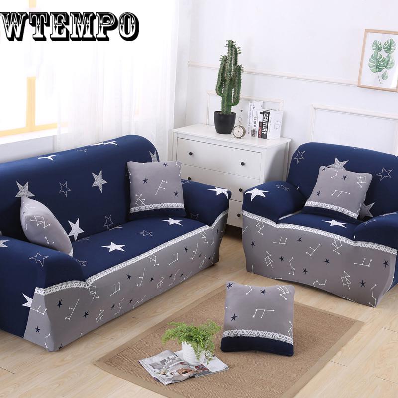 Universal Size 1/2/3/4 Seater Stretch Sofa Cover Printing Sofa Covers Slipcovers Couch Cover