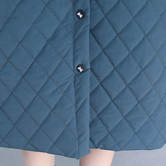 M-4XL Women's Winter Warm Long Cotton Skirt Female Autumn Thickened Down Cotton Skirt Large Size Winter A-line Skirt
