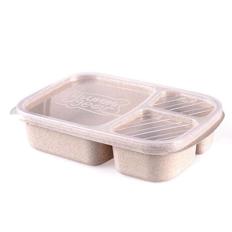 Microwave Bento Lunch Box Picnic Food Container Storage Box