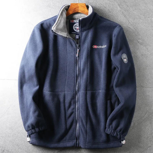 Functional Outdoor Cold-proof Large Size Autumn and Winter Men's Warm Fleece Jacket