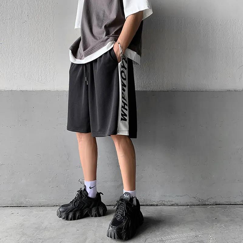 Summer Men's Shorts Trend Couple Five-point Pants Loose Hip-hop Basketball Sports Pants Casual Beach Pants