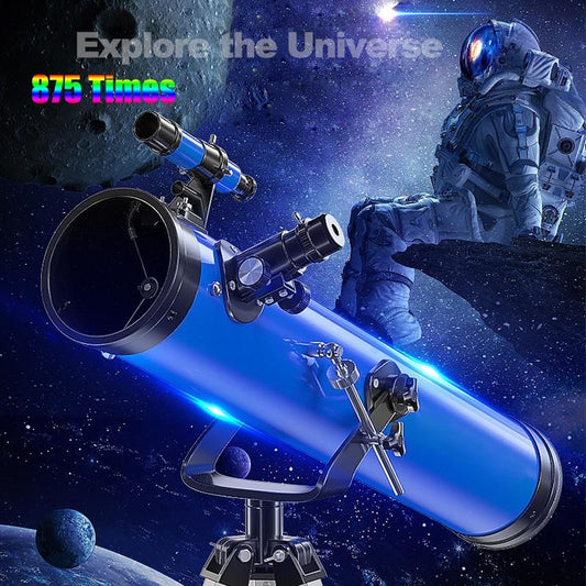 Upgrade Professional Astronomical Telescope Long Range 875 Times 1.25 Inch Eyepiece HD Deep Space Star Moon for Outdoor Camping