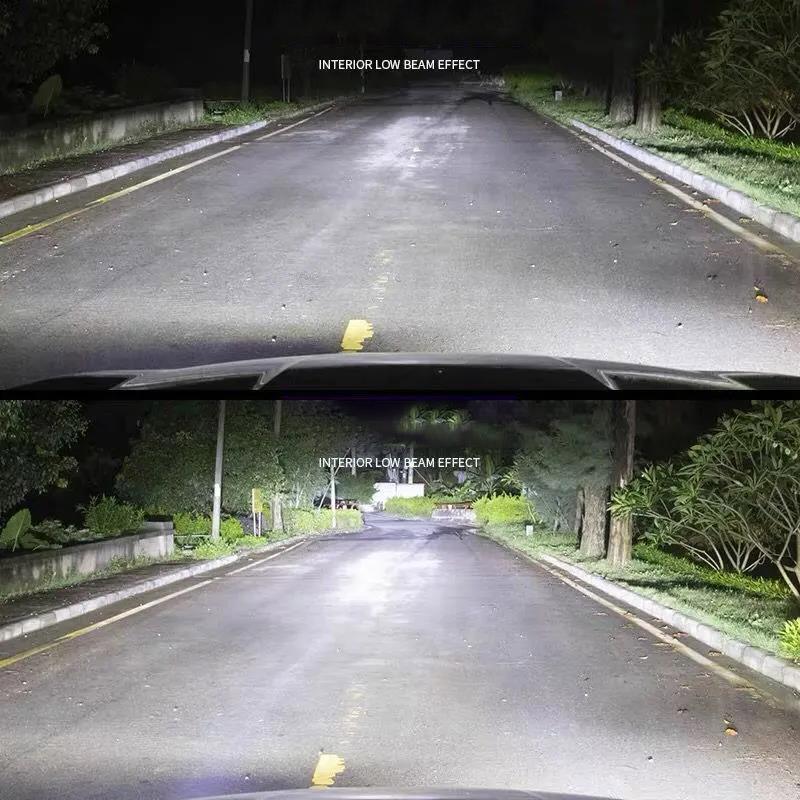 Super Bright Car Led Headlight H7 H4 H1 H11 9005 9012 Modified Far and Near Light Bulb Integrated Strong Light High Beam