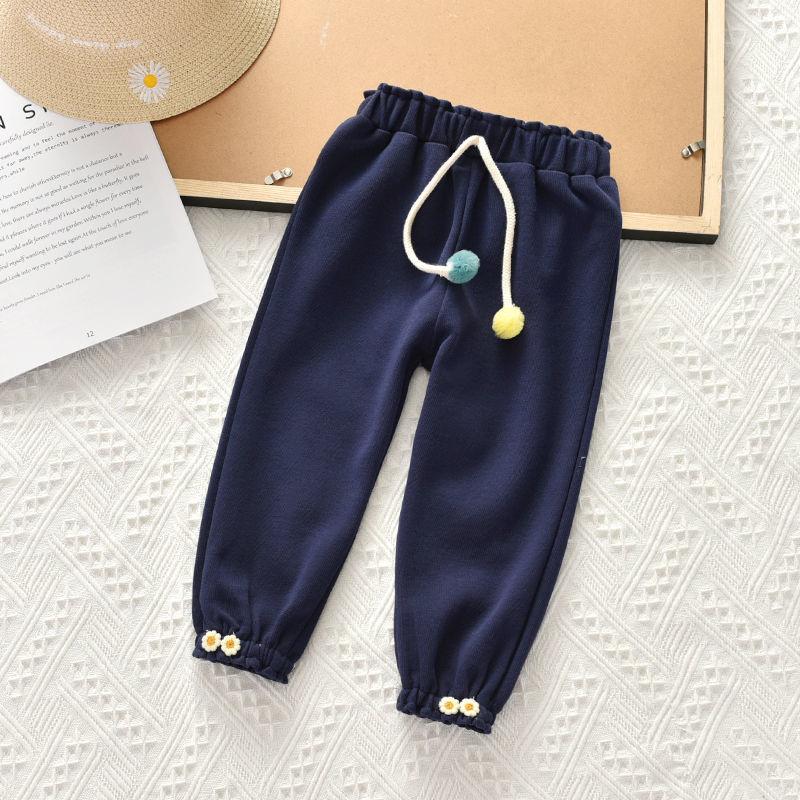 Girls Spring and Autumn Carrot Pants Loose Casual Pants Bloomers Trousers Outer Wear Pants Sports Pants