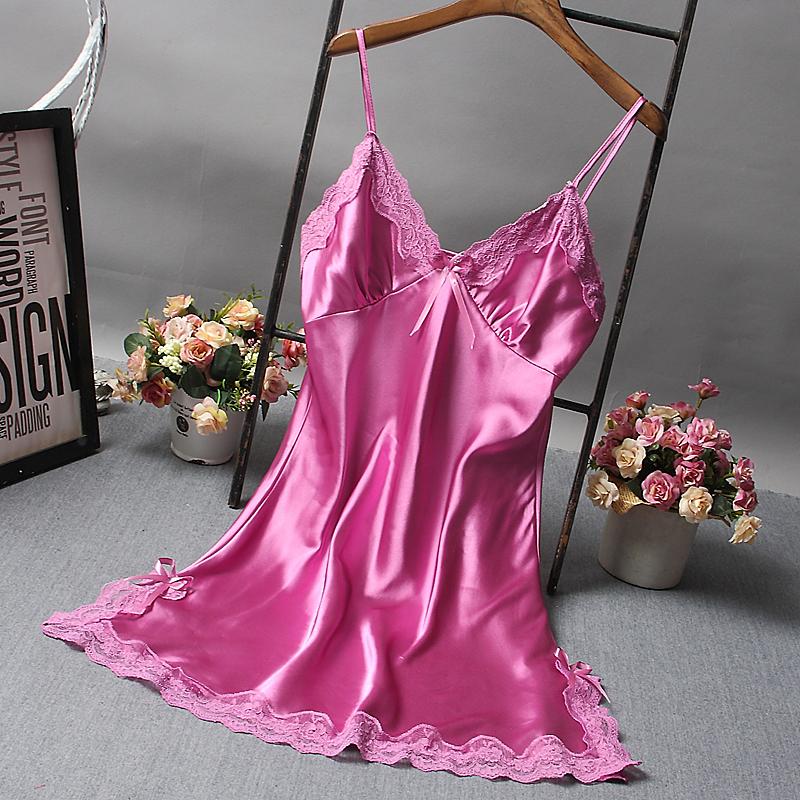 Sexy Pajamas Female Summer Sling Nightdress Within Temptation Tracksuit Silk Thin