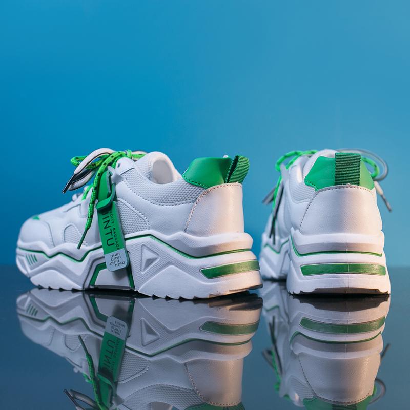 Women Trainers Running Shoes PU Leather White Fashion Sneakers Sneakers Ladies Outdoor Sport Shoes