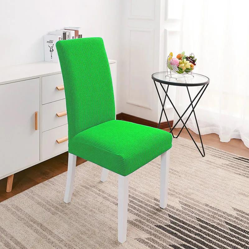 One-piece Chair Cover Elastic Home Hotel Dining Chair Cover Simple Fabric