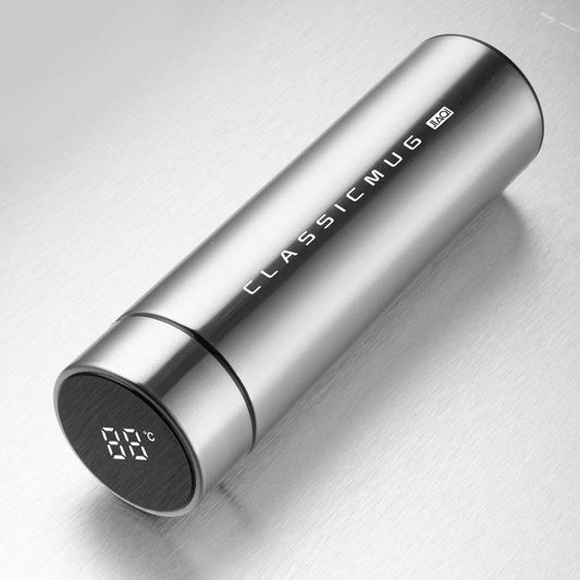 Thermos Cup Business Intelligence Temperature Measurement Display Temperature Stainless Steel Tea Cup Insulation Cup Water Cup Business Cup Travel Cup