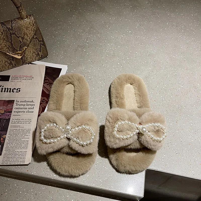 Fall/winter Trend Women's Cotton Slippers Warm and Durable Flat Shoes Fashion Casual