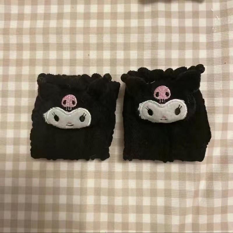 Women's Socks Fashion Print Cartoon Pattern Socks Winter Thick Warm Pile Pile Socks