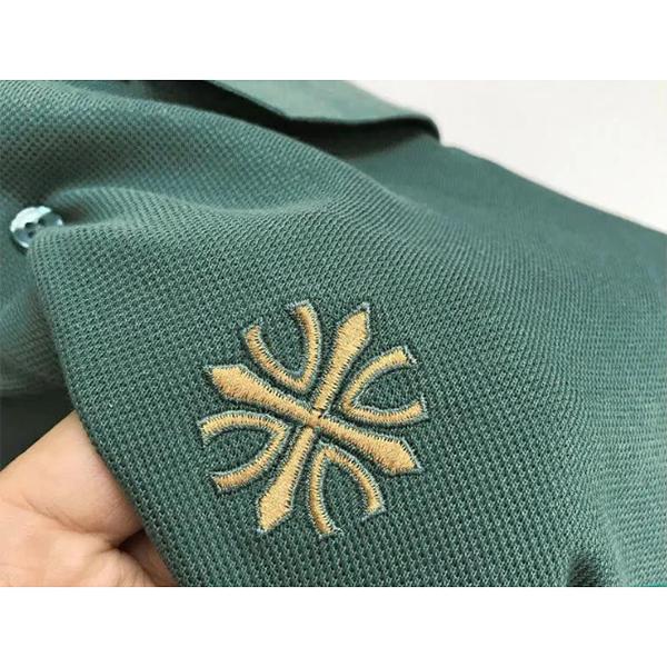 Men's Embroidered Top Long Sleeve Polo Shirt Spring and Autumn Thin Lapel T-Shirt Loose Solid Color All Match Casual Bottom Polo Shirt