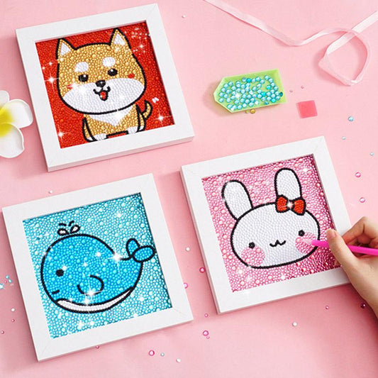 5D DIY Children's Diamond Painting Rhinestone Round Diamond Embroidery Home Decor Improve Relationship Family Activities