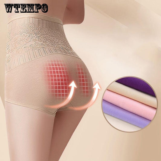 High Waist Hip Women's Underwear Postpartum Body Sculpting Abdomen Large Size Summer