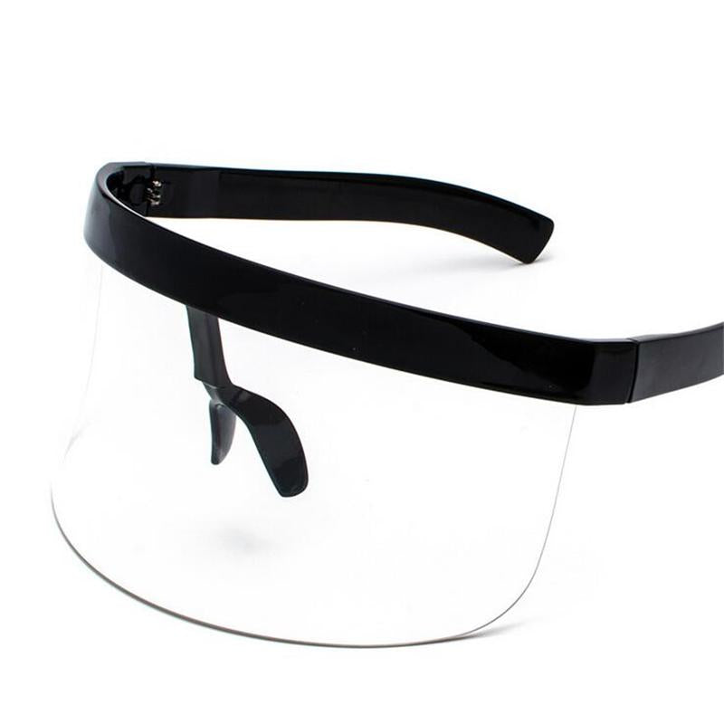 WTEMPO Fashion Big Frame Sunscreen Anti-peep Hat Goggle Sunglasses Integrated Personalized Mask Sung