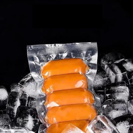 2 Rolls Bags for Vacuum Packing Machine Packaging Food Storage Vacuum Bags Fine Lines 19 Silk Is Suitable for Packaging Oily Food