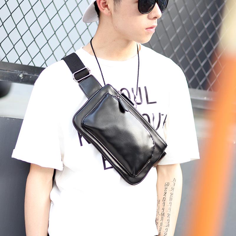 Chest Bag Men's Anti-theft Mobile Phone Pockets Outdoor Riding Sports Shoulder Messenger Bag