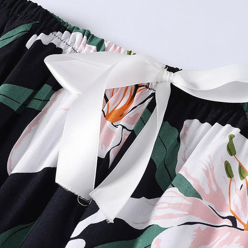 Cotton Silk Dress Female Summer Wear Short-sleeved Fashion Big Sleepers