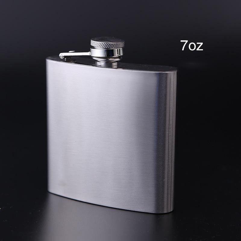 1PC Portable Stainless Steel Pocket Hip Flask Alcohol Whiskey Liquor