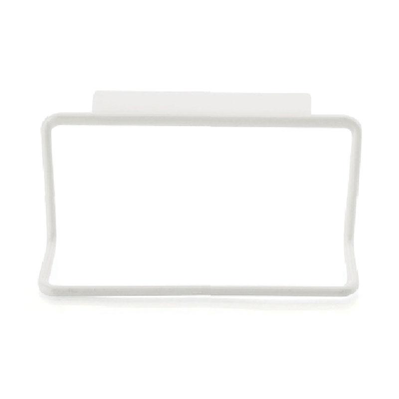 4Pcs Towel Rack Cabinet Door Back Type Single Rod Plastic Rag Rack Drawer Hanging Towel Bar Holder Racks