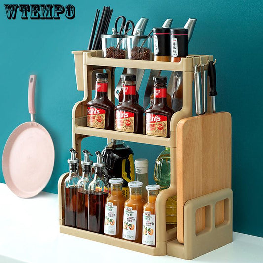 Brand Creative Plastic Desktop Storage Box Office Stationery Kitchen Tableware Finishing Case