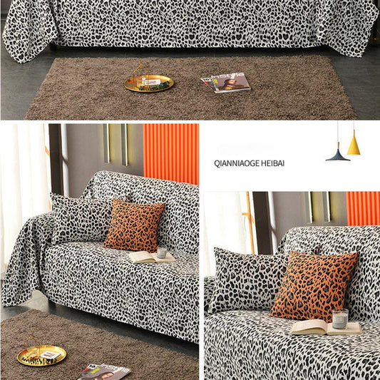 Leisure Sofa Blanket Bed Quilt Houndstooth Style Light Luxury Sofa Towel Universal Cover Modern Fabric Sofa Cushion Non-slip Anti-scratch