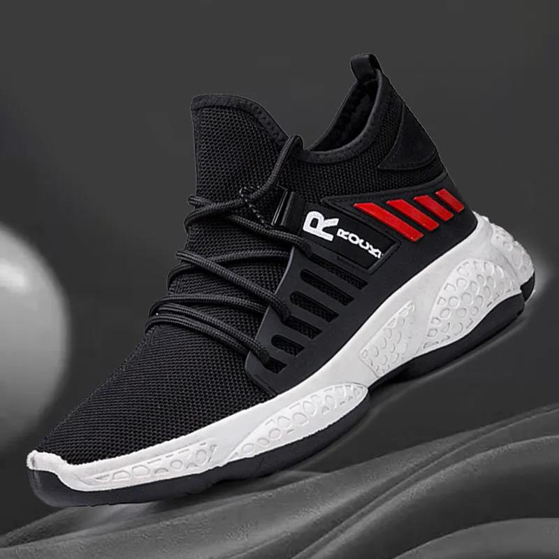 Men's Spring Large Size Soft Sole Running Walking Sports Shoes Autumn and Summer Lightweight Casual Soft Sneakers