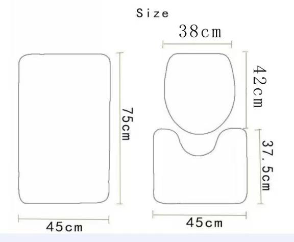 Christmas Bathroom Supplies Shower Curtain Mat Set Santa Claus Elk Snowman Digital Printing Cartoon Full Polyester Bathroom Curtain Four-piece Set