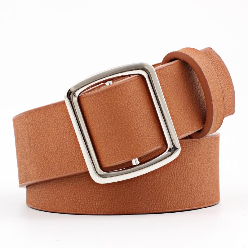 Belts Women Thin Faux Leather Belt Cummerbunds Pin Buckle Casual Waistband Strap