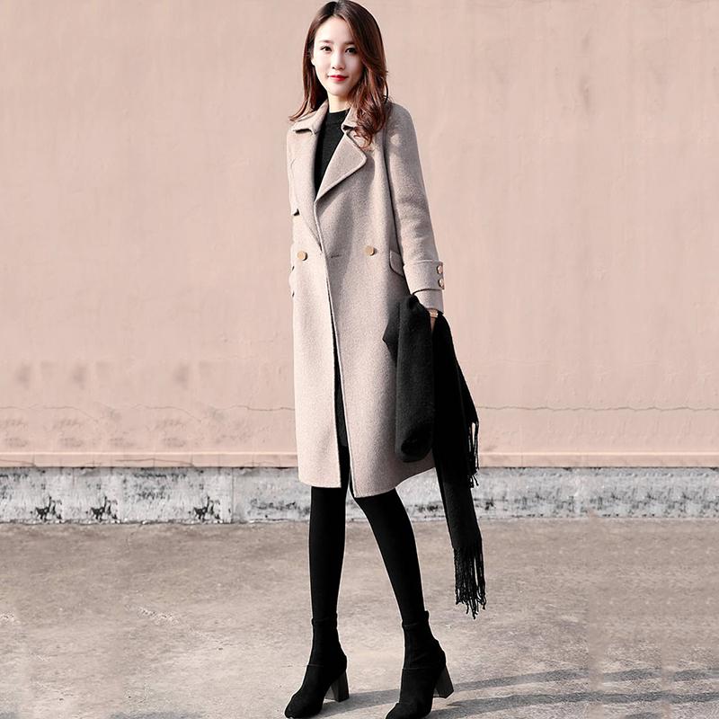 Woolen Coat Women Winter Clothes Women Winter Jacket Women Christmas Wear Plus Size Ladies Outwear