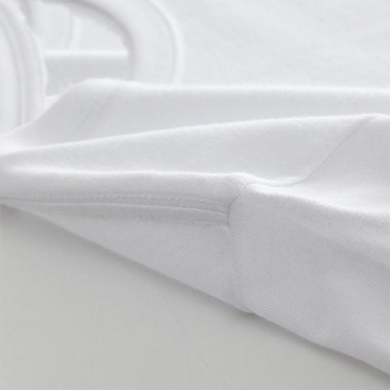 Pure Cotton Short Top Summer Casual Thin Section Loose Solid Color Printing Fashion Short-sleeved T-shirt Women