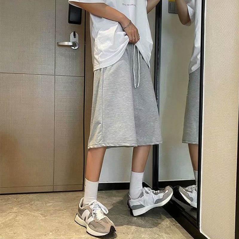 Summer Breathable Thin Five-point Pants Men's Loose and Simple Sports Pants Ins All-match Casual Outer Wear Shorts