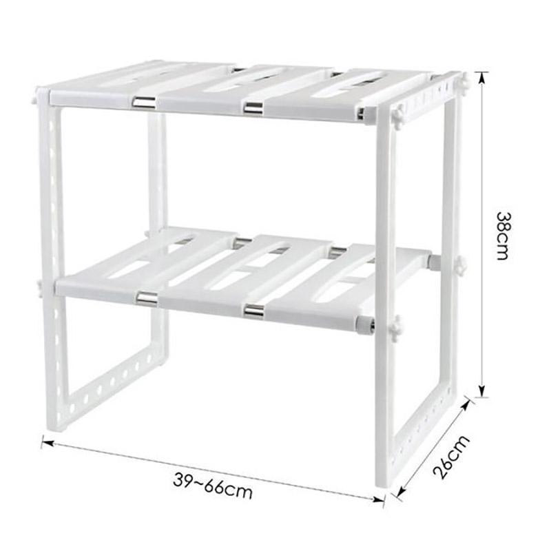 Stainless Steel Adjustable Microwave Oven Shelf Rack Standing Type Kitchen Storage Holders