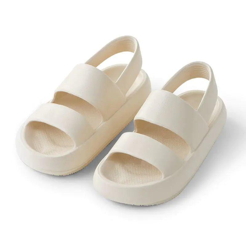 Ultra-thick Bottom Outer Wear Sandals Women's Summer Heightening and Thickening Slippers EVA Soft and Comfortable Lightweight Sandals
