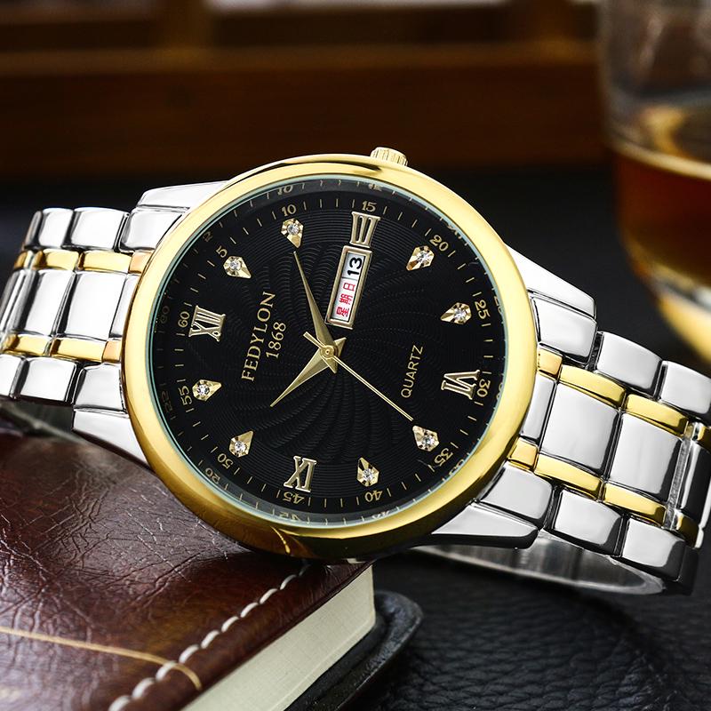 Automatic Solid Stainless Steel Men's Mechanical Watch Waterproof Luminous