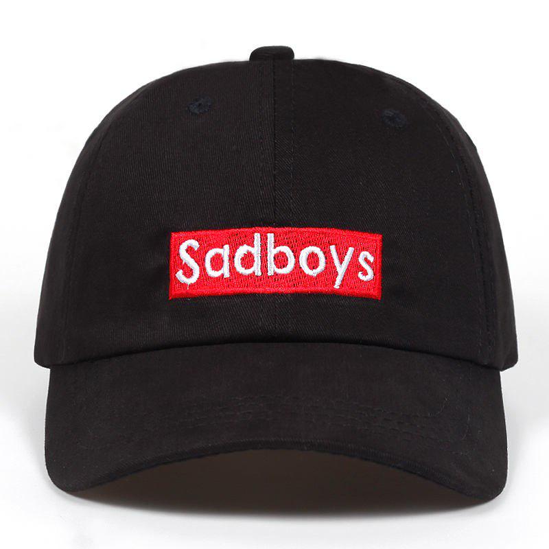 Sad Boys Letter Dad Hat Cotton Baseball Cap Women Men Adjustable Snapback Hat Fashion Caps