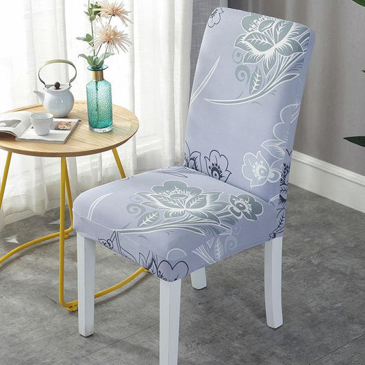 Geometry Spandex Chair Slipcover Printed Stretch Elastic Chair Cover for Dining Room Office Wedding Banquet Party 1PC