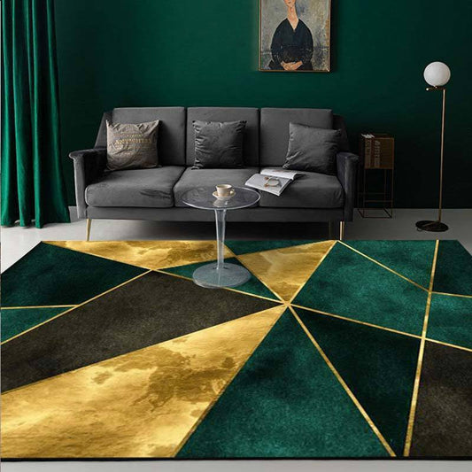 Simple Living Room Carpet Rectangular Coffee Table Floor Mats Nordic Geometric Sofa Coffee Table Bedroom Large Area Carpet