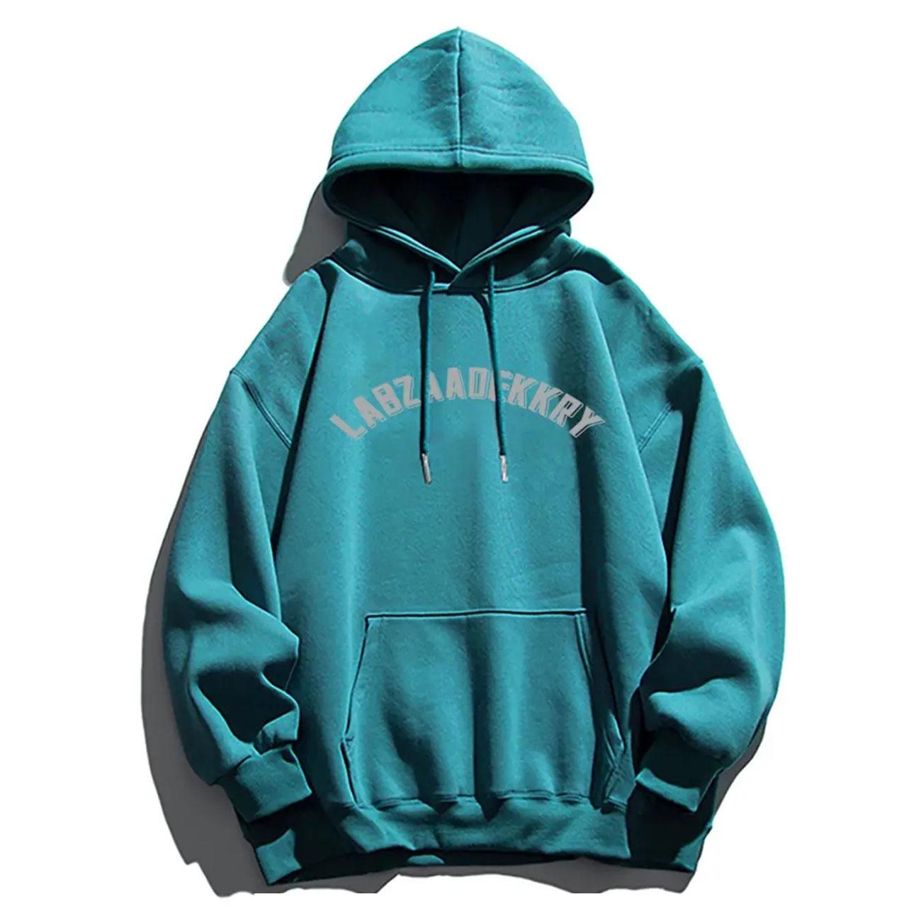 Couple's Sweater Ring Letter Printing Women's Spring and Autumn Solid Color Long-sleeved Pullover Sweatshirts Loose Couple's Top Casual Hooded Sweater