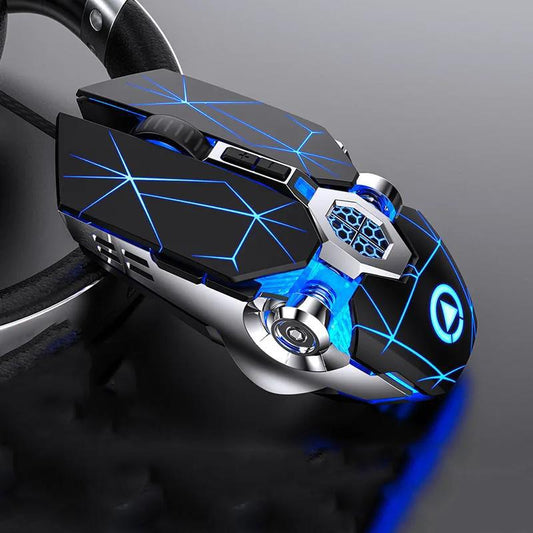 Silver Eagle Gaming Mouse Wired Silent Gaming Mechanical Computer Desktop Notebook Mouse