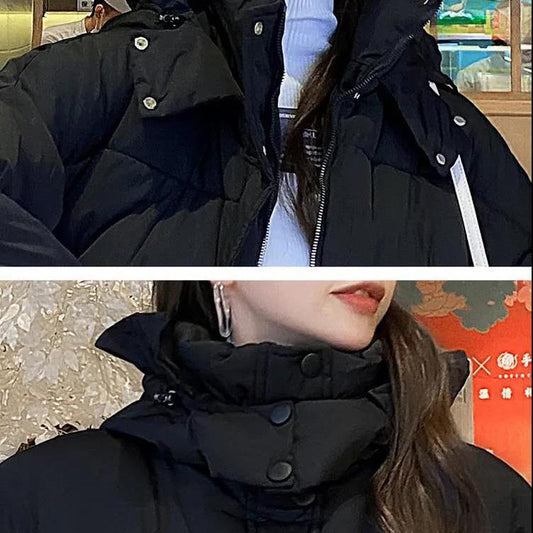 Women's Cotton-padded Jacket, Small, Loose and Thick Bread Suit, Sun Hat, Padded Jacket, Women