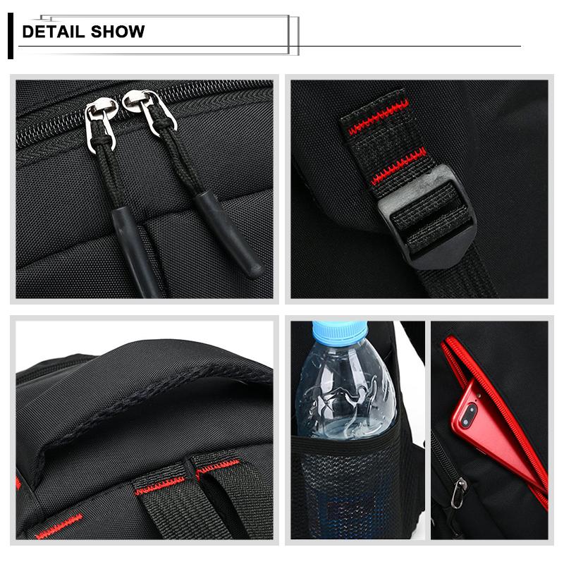 Men Large Capacity Backpack Travel Shoulder Bag Student Backpack Oxford Laptop Bag School Bag