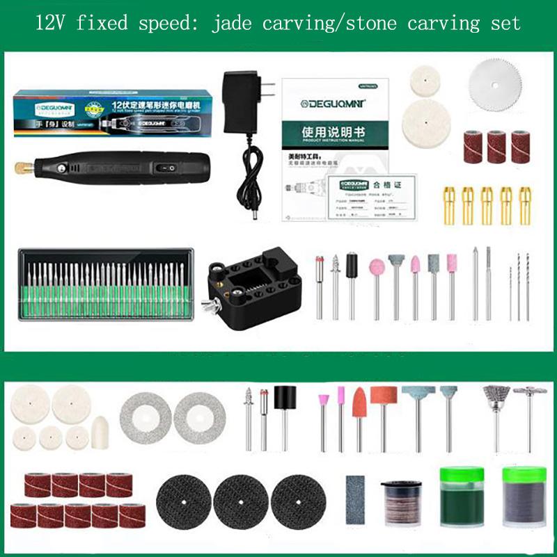 Mini Electric Grinder Hand-held Engraving Electromechanical Drill Nail Tool Punching Machine Cutting Machine Mini Kit Tool